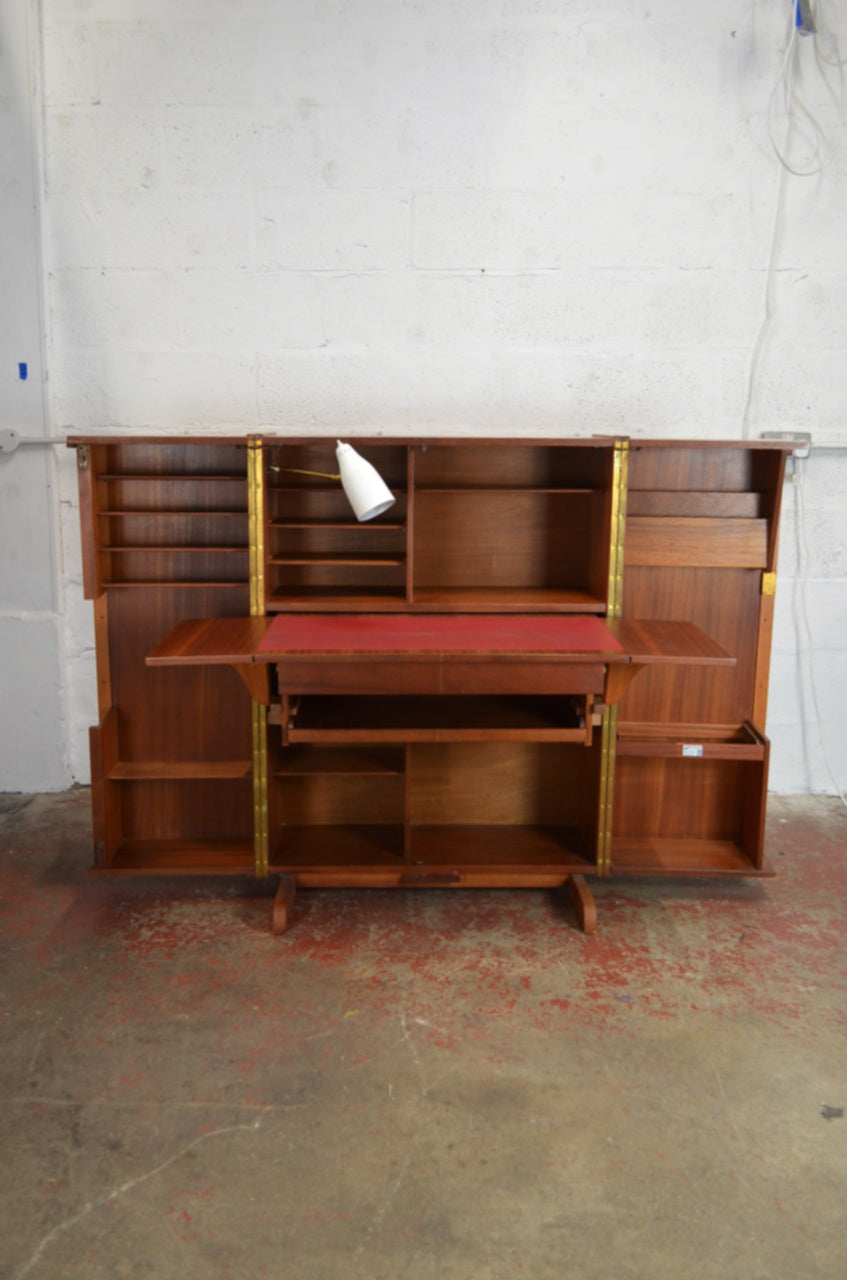 Mid Century 1960s ‘Home Office’ Hidden Desk by Newcraft Ltd