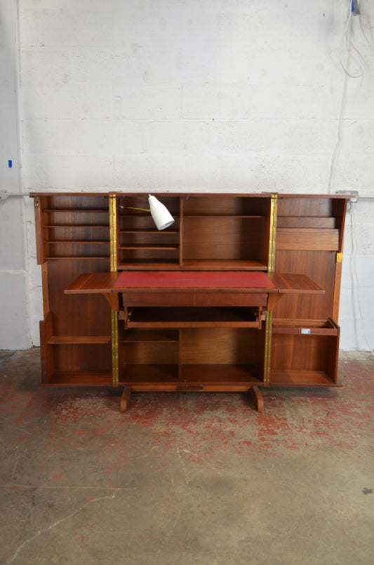 Mid Century 1960s ‘Home Office’ Hidden Desk by Newcraft Ltd