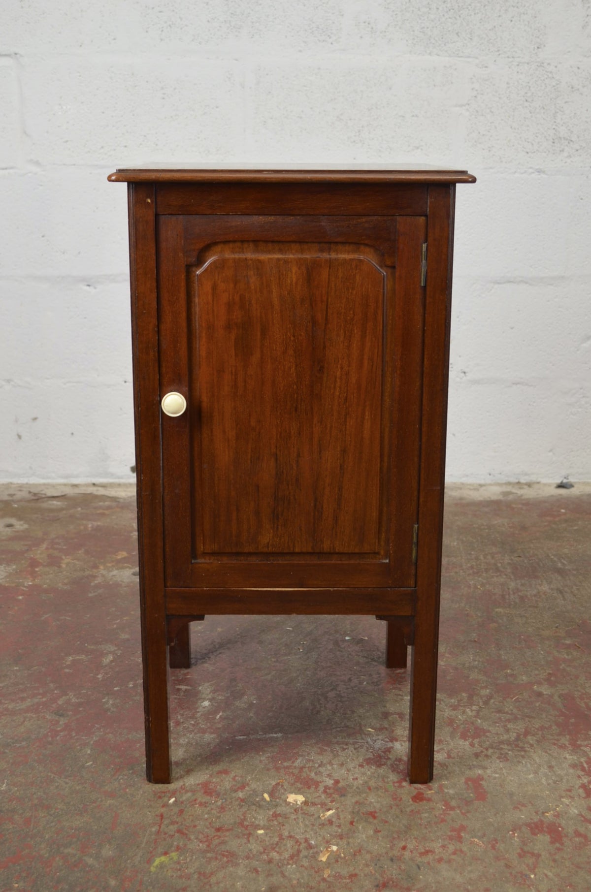 An Edwardian Mahogany Bedside Cabinet