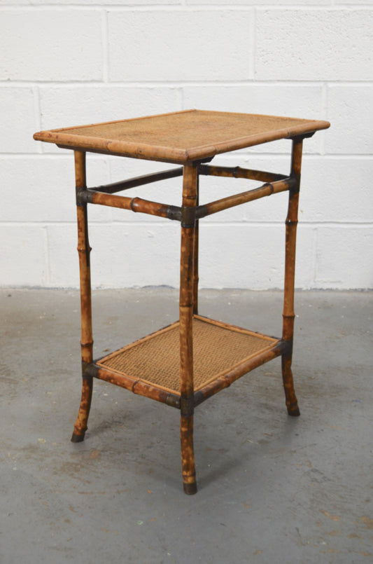 Antique Aesthetic Movement Bamboo Side Table