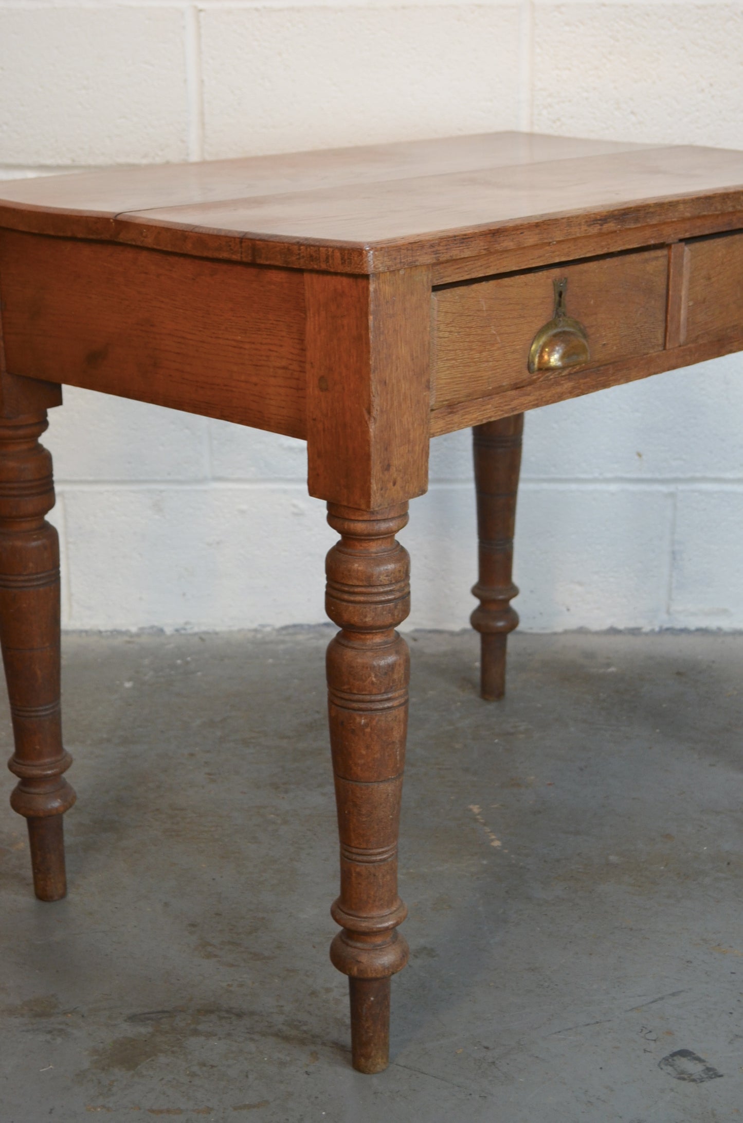 19th Century Solid Oak Desk