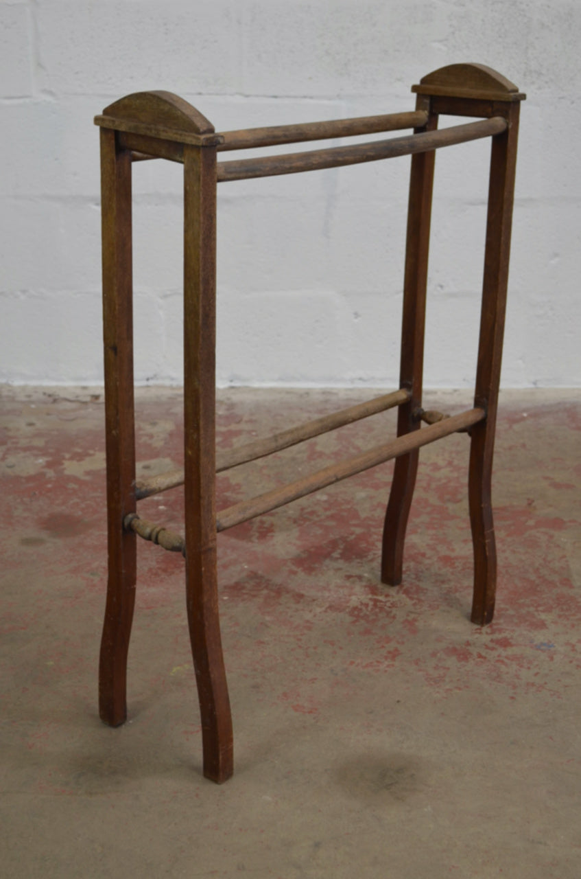 Antique Mahogany Towel Rail