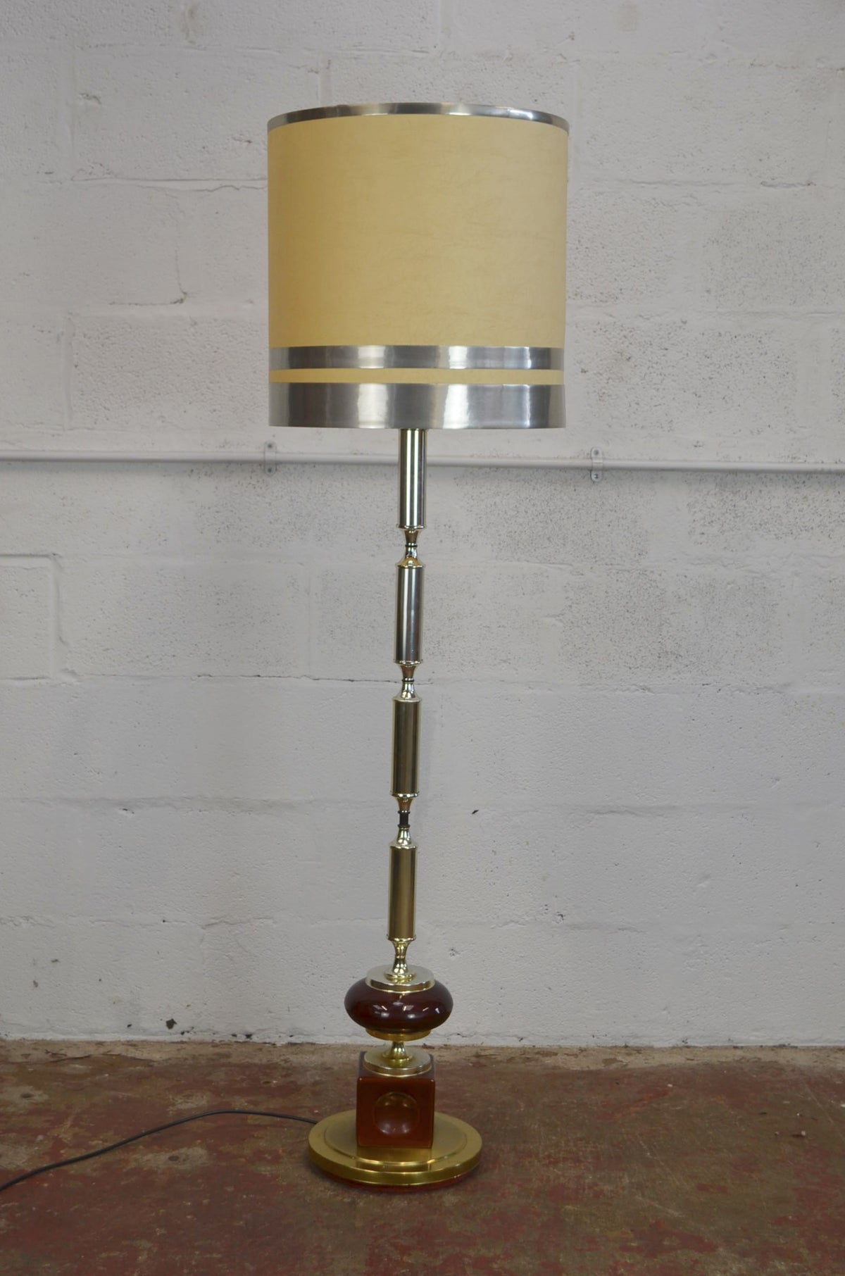 Vintage Matching Floor & Table Lamp