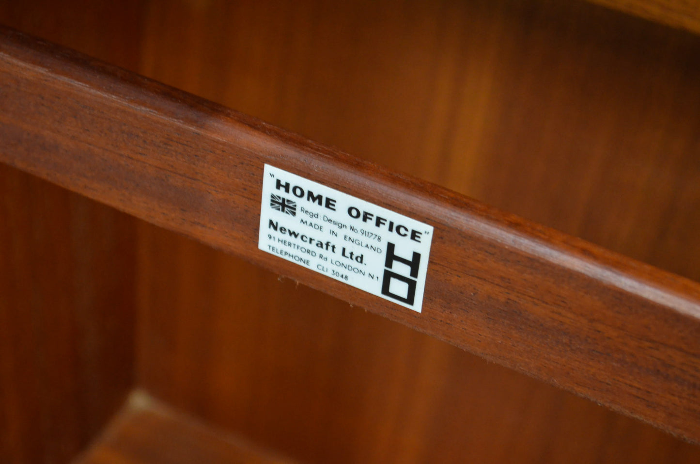 Mid Century 1960s ‘Home Office’ Hidden Desk by Newcraft Ltd