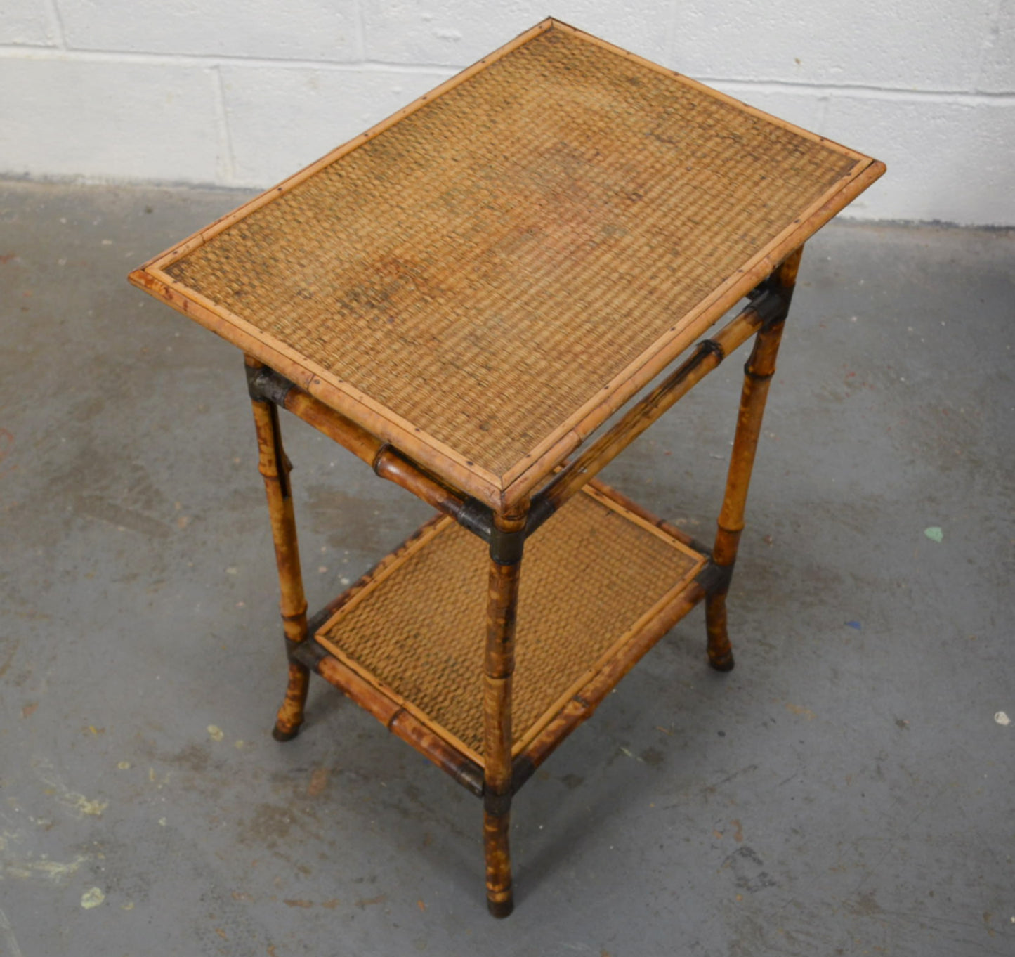 Antique Aesthetic Movement Bamboo Side Table