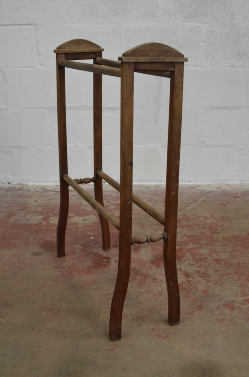 Antique Mahogany Towel Rail