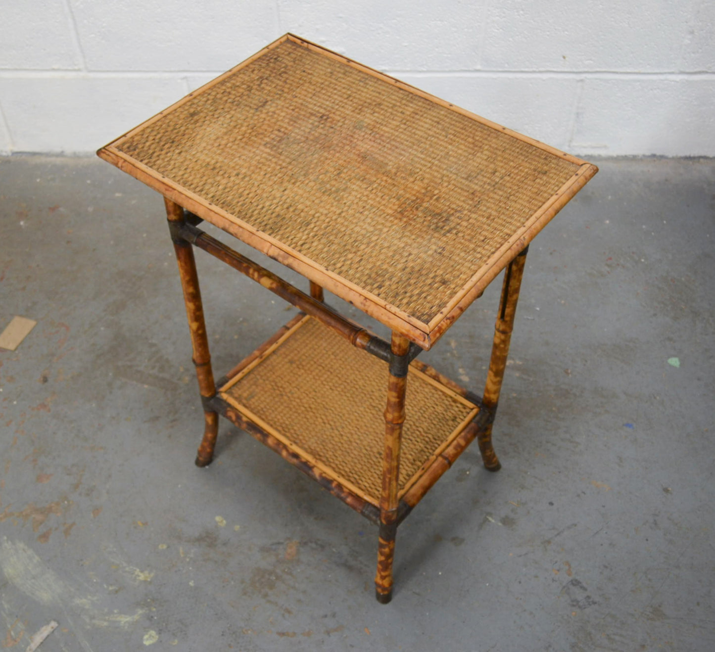 Antique Aesthetic Movement Bamboo Side Table