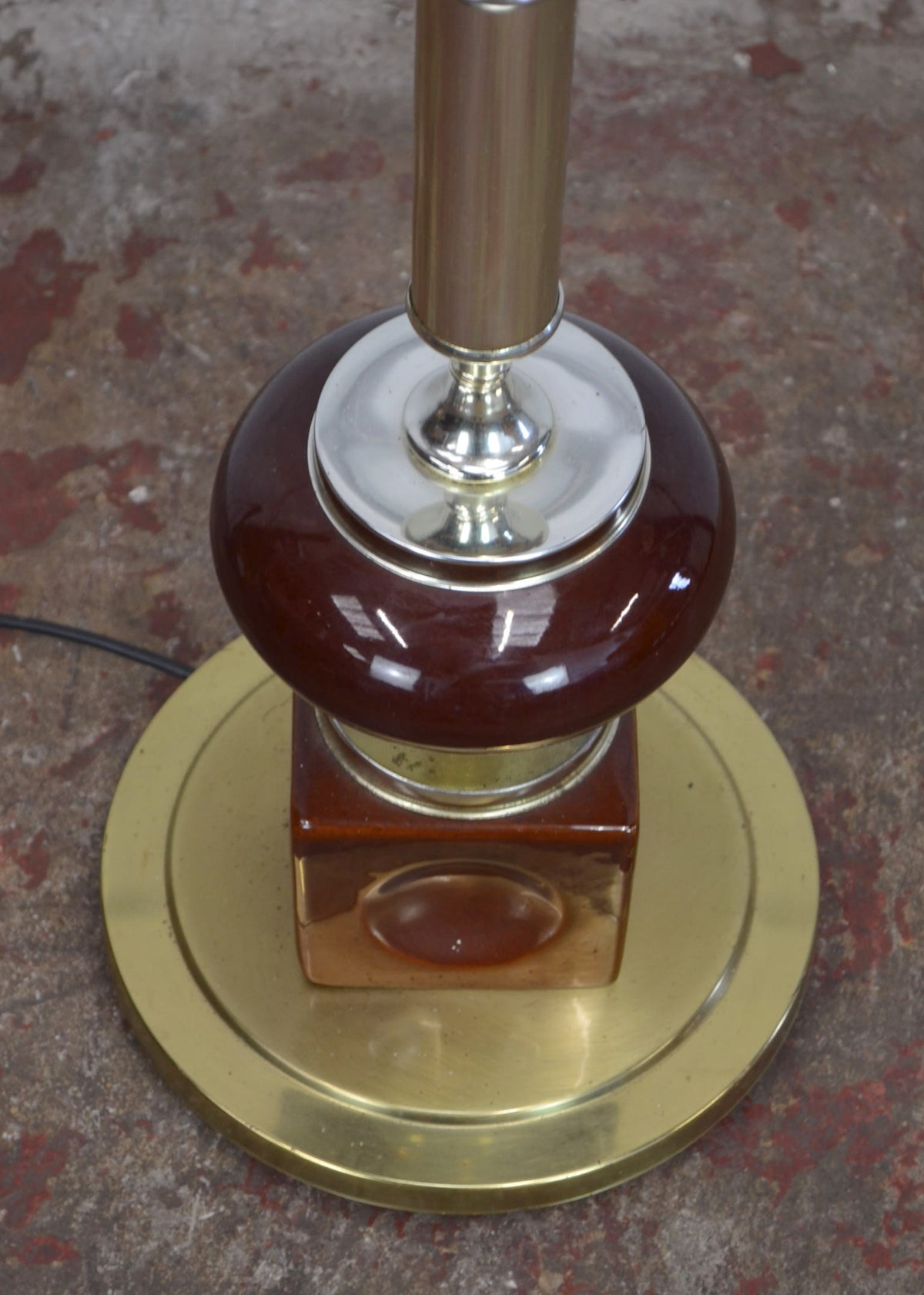 Vintage Matching Floor & Table Lamp