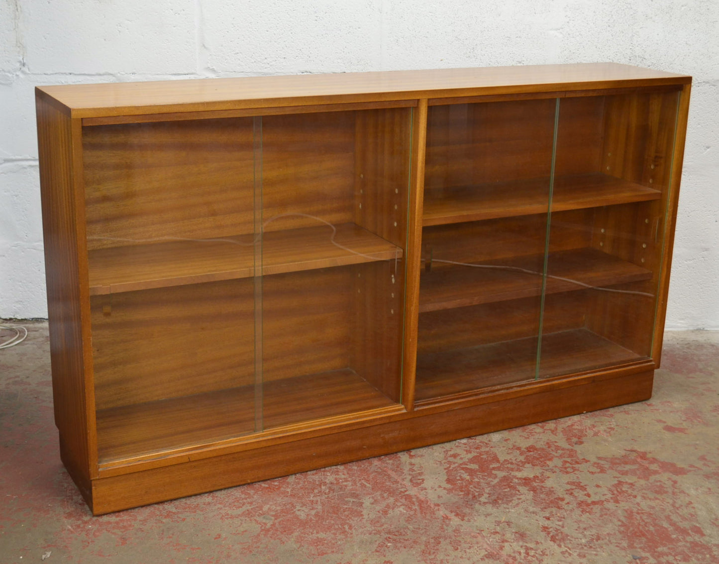 Vintage Teak Morris Of Glasgow Bookcase