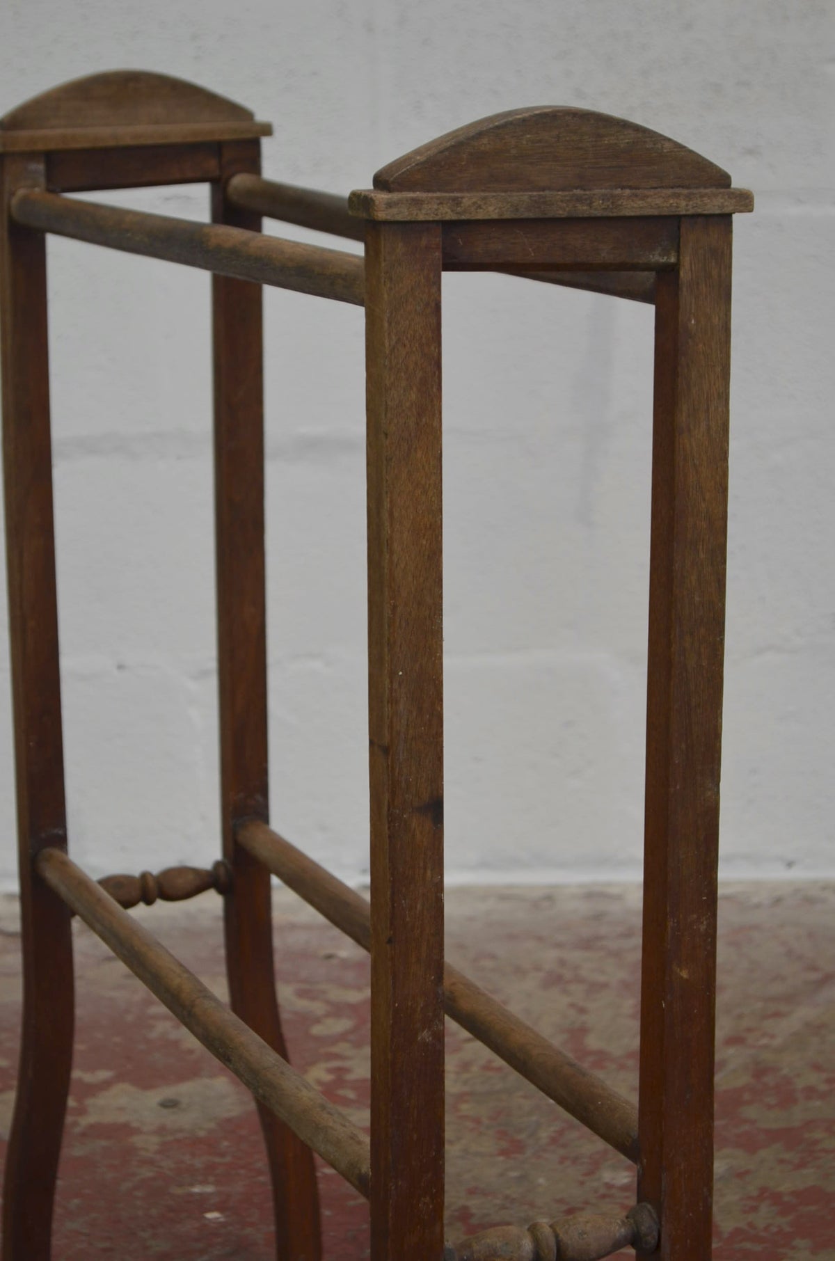 Antique Mahogany Towel Rail