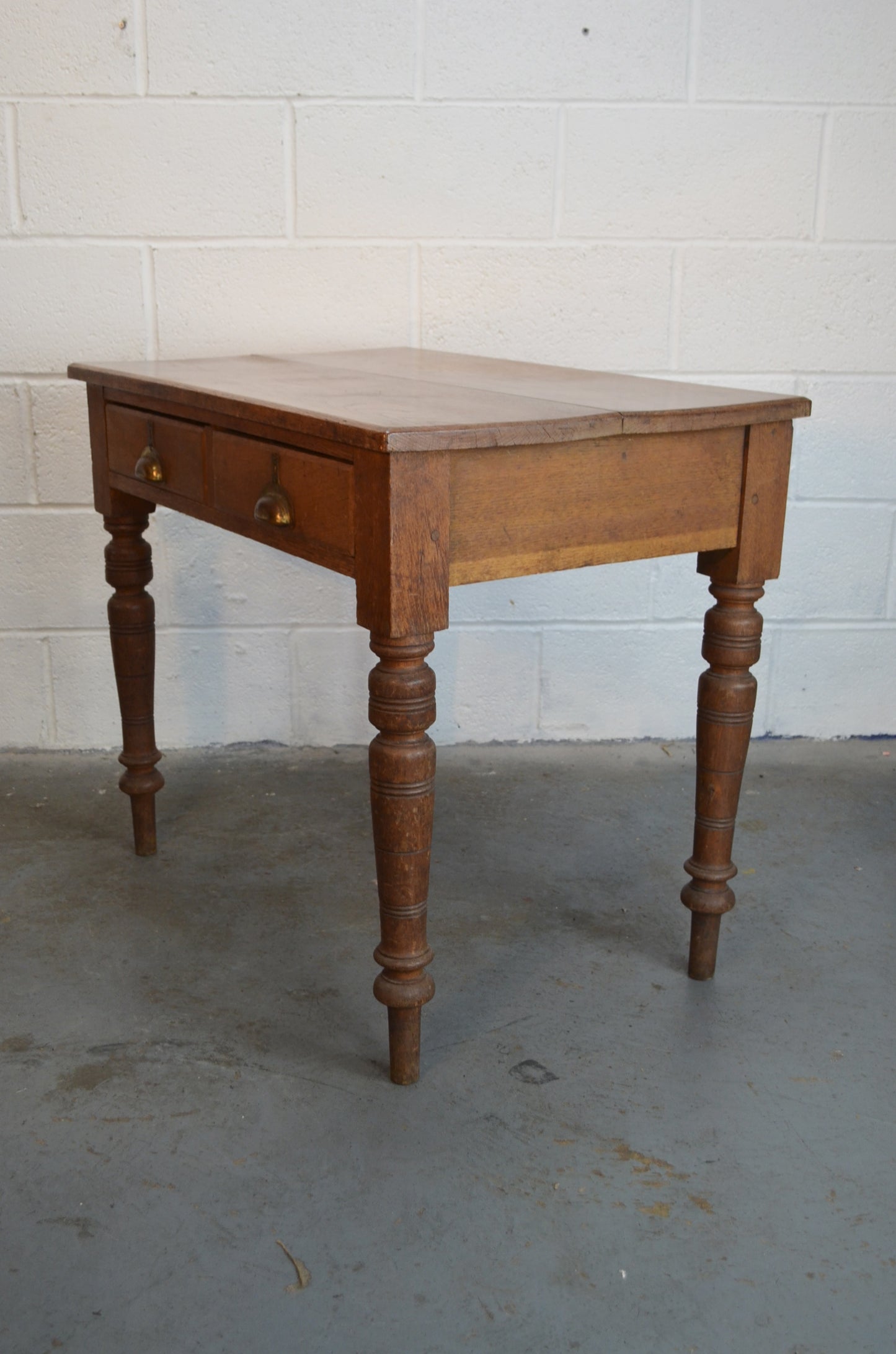 19th Century Solid Oak Desk