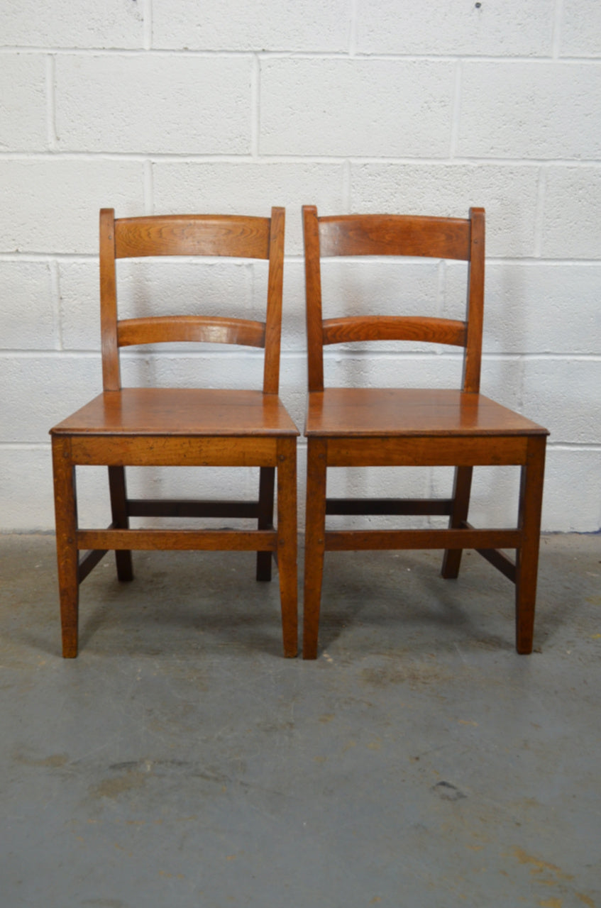 A Pair Of Georgian Dining Chairs