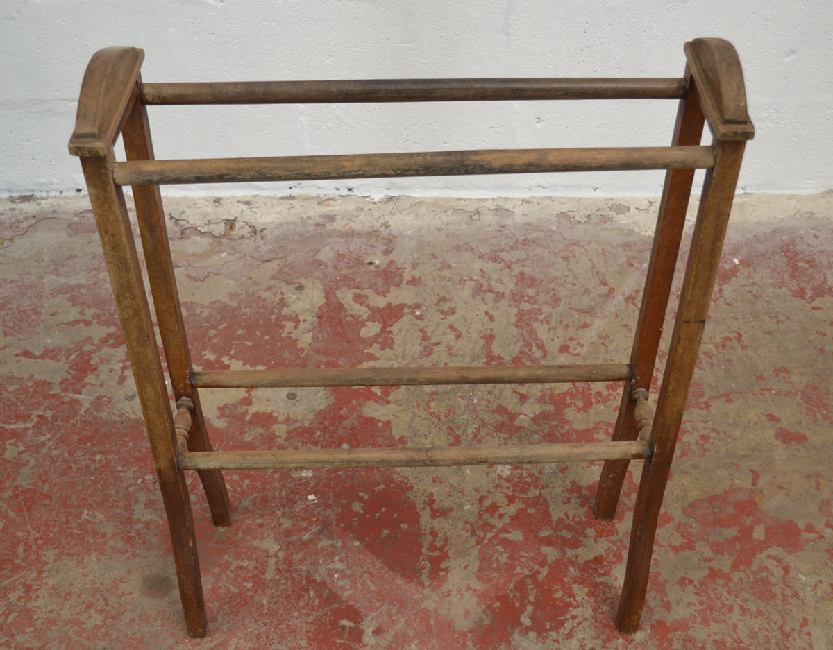 Antique Mahogany Towel Rail
