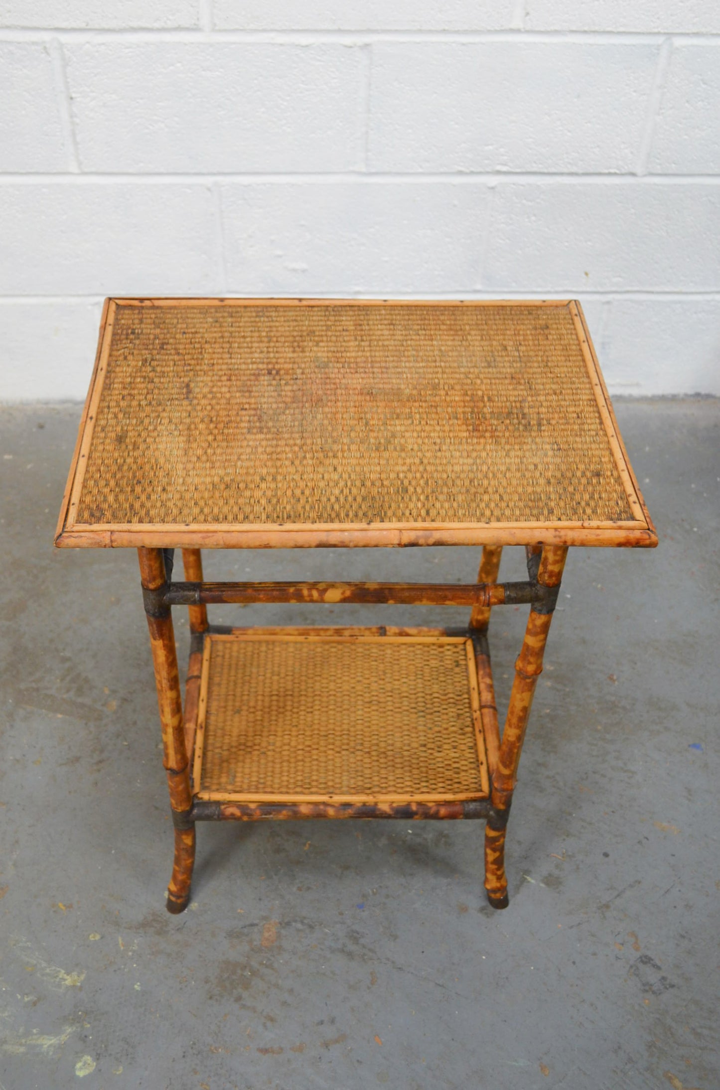 Antique Aesthetic Movement Bamboo Side Table