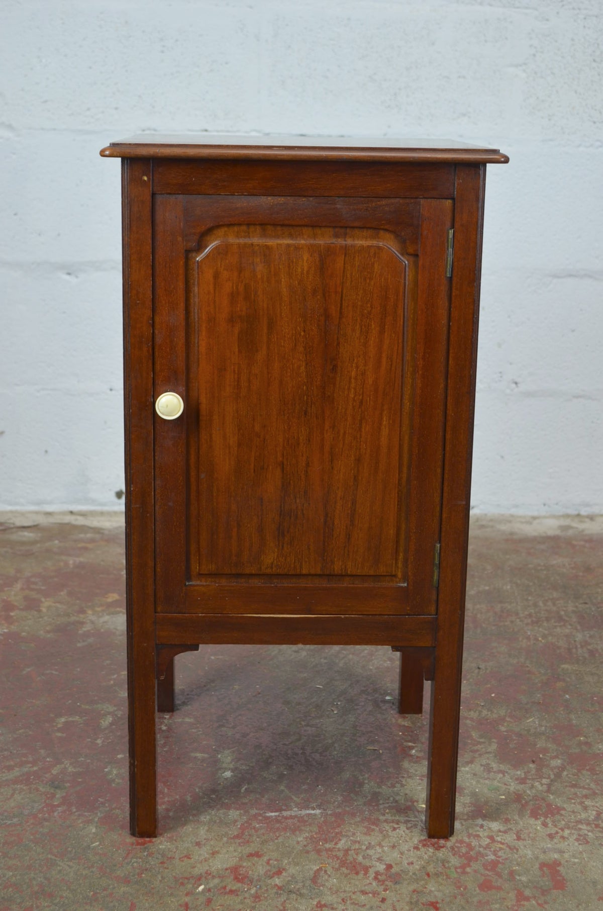 An Edwardian Mahogany Bedside Cabinet