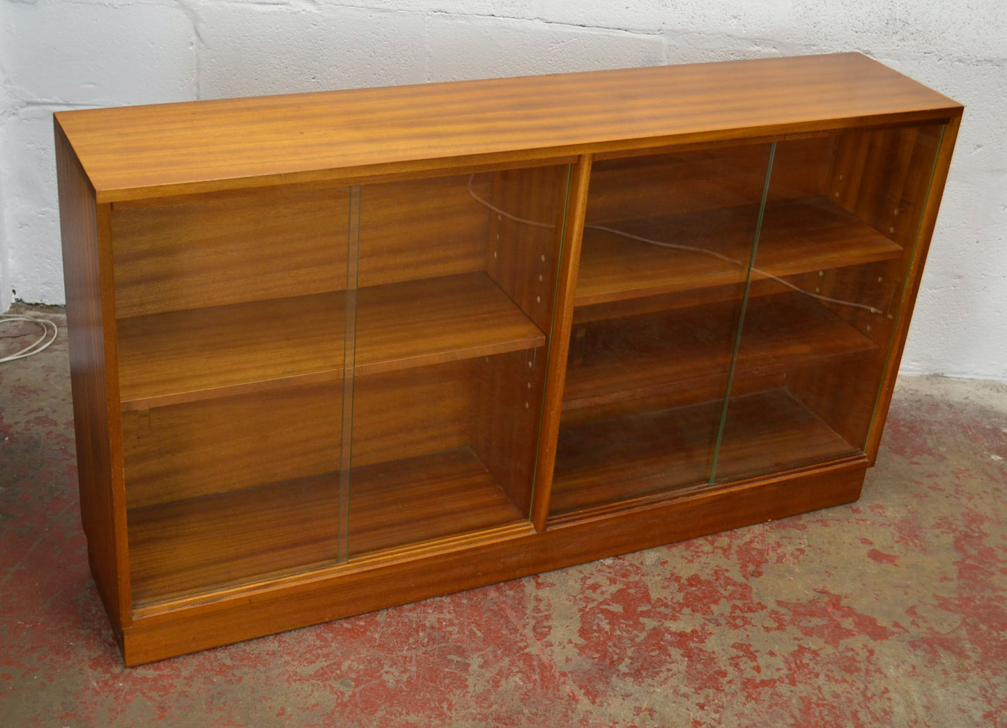 Vintage Teak Morris Of Glasgow Bookcase