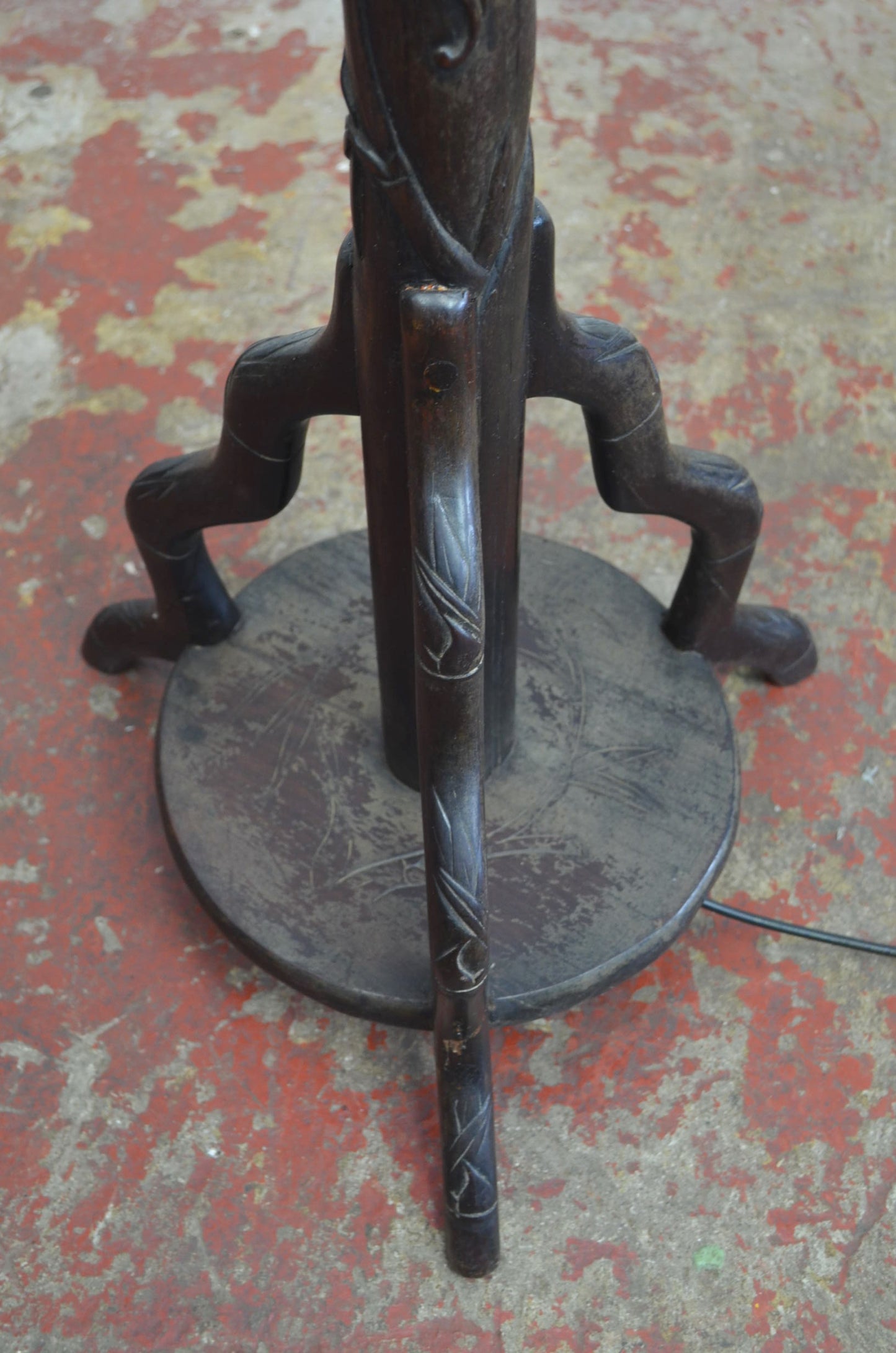 Vintage Chinoiserie Floor Lamp