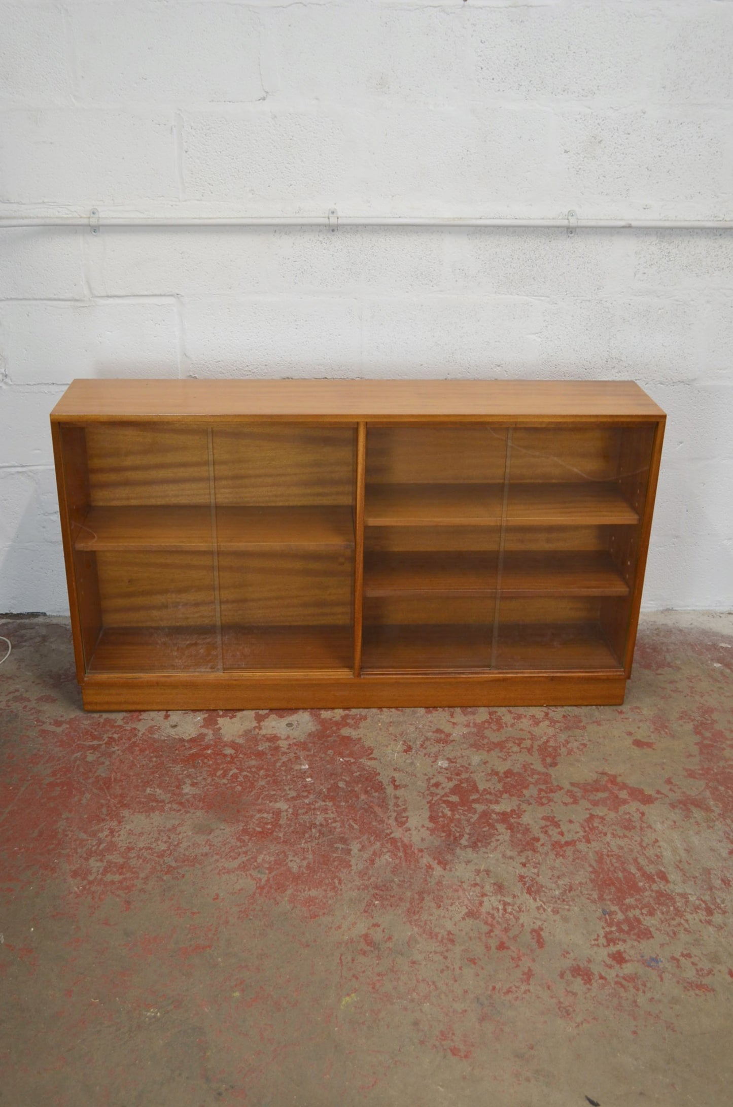 Vintage Teak Morris Of Glasgow Bookcase