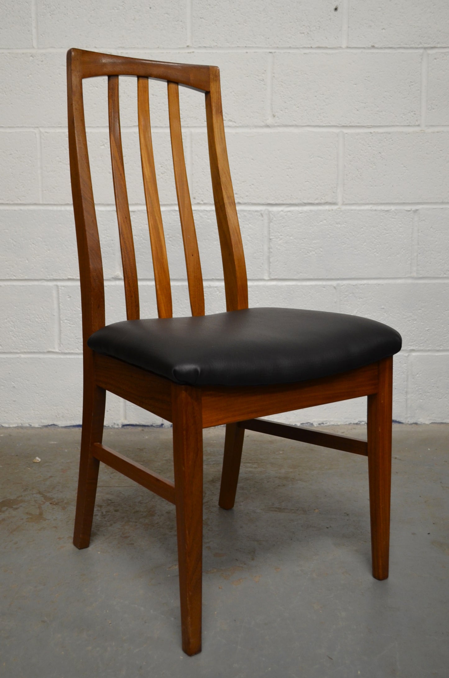 A Set Of Six Of Vintage Dining Chairs