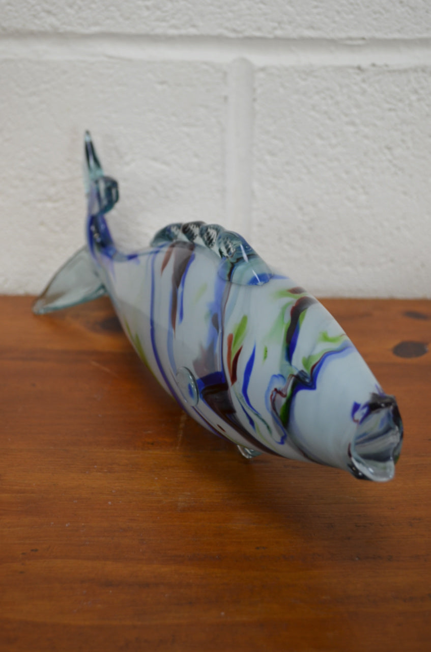 Vintage Glass End Of Day Fish (M3)