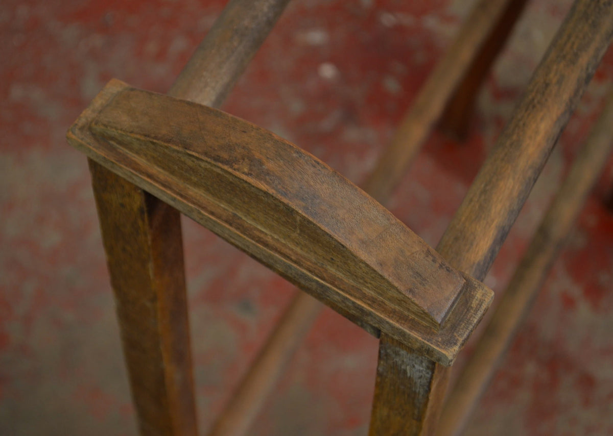 Antique Mahogany Towel Rail