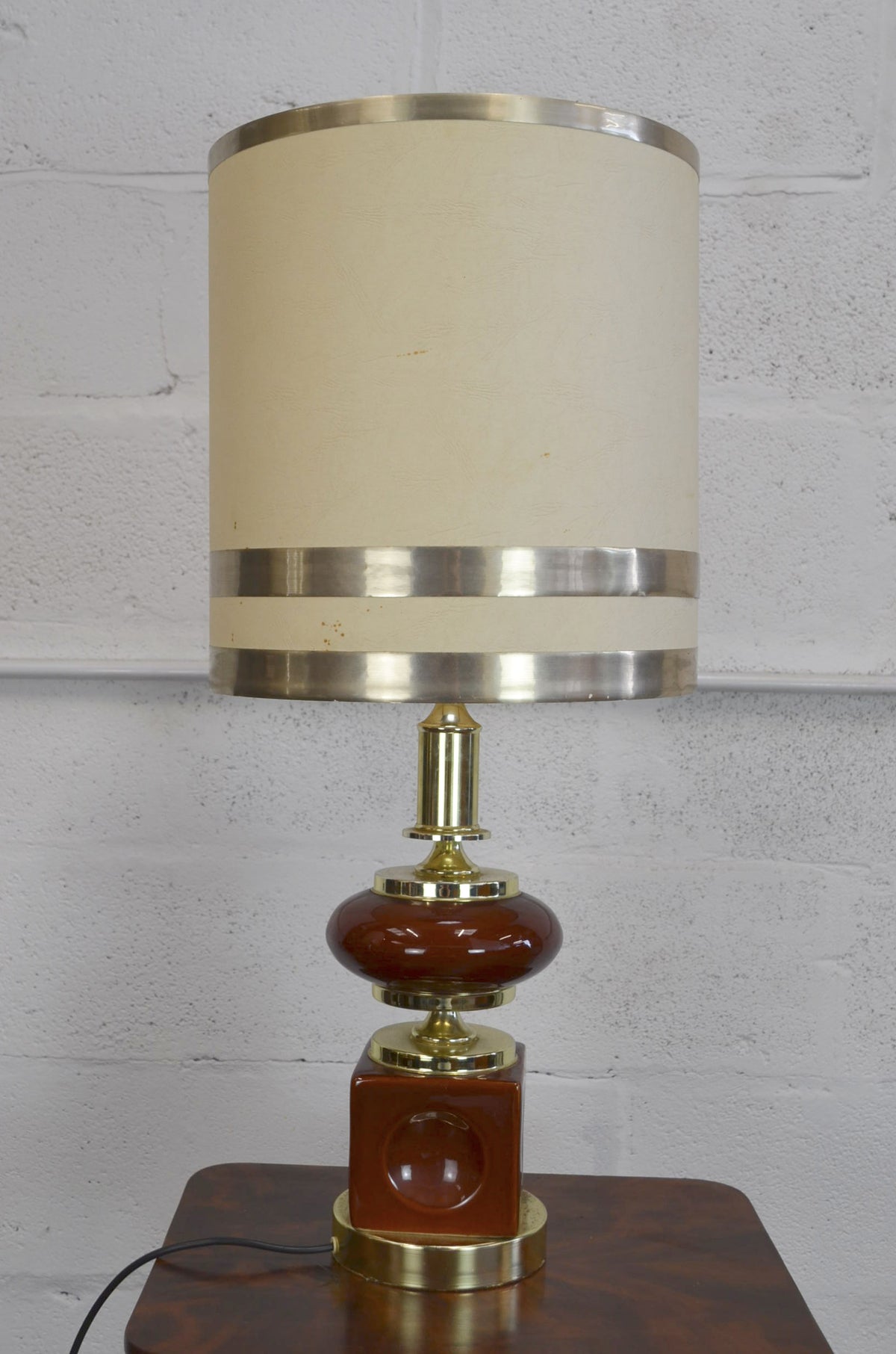Vintage Matching Floor & Table Lamp