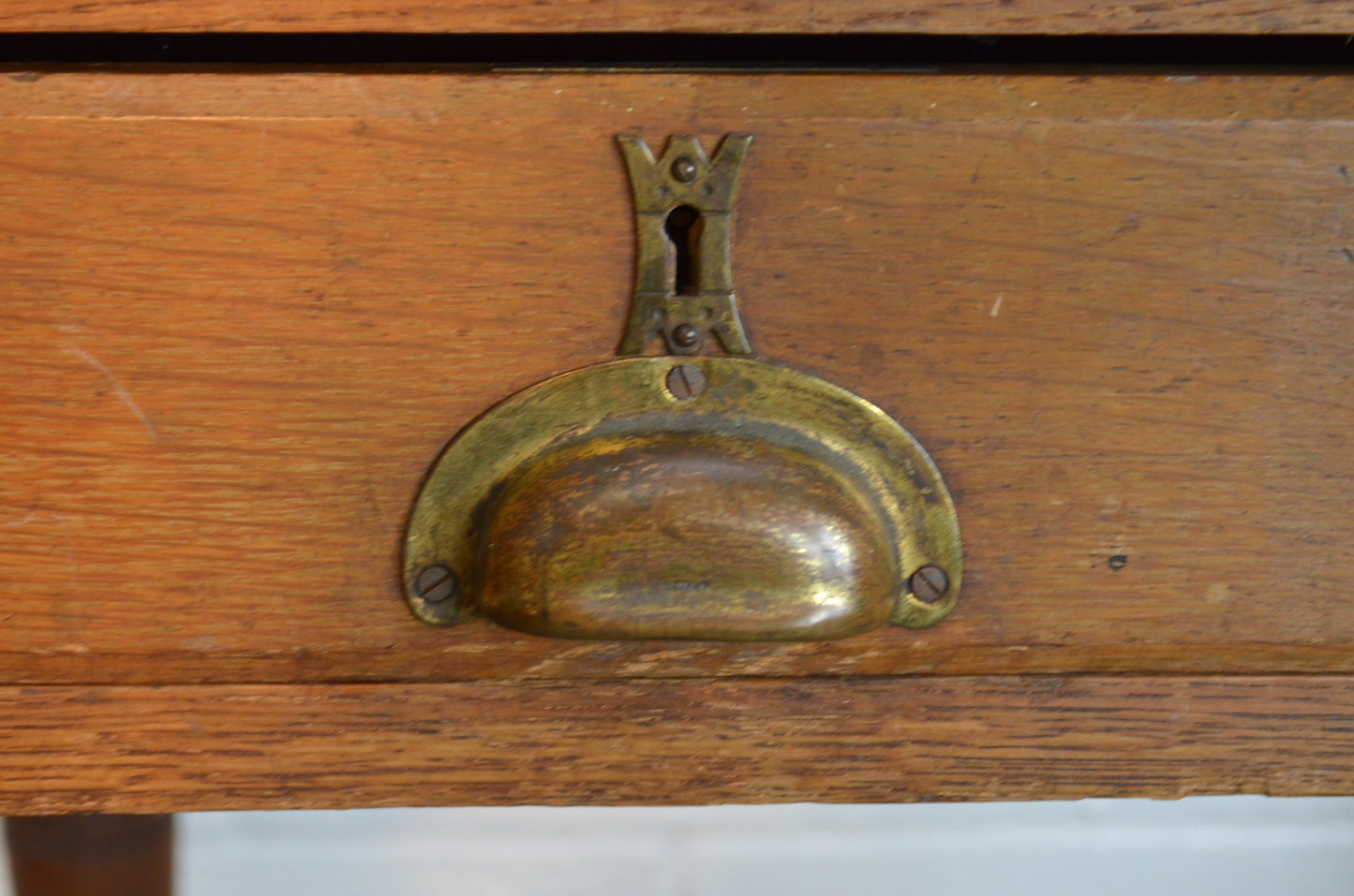 19th Century Solid Oak Desk