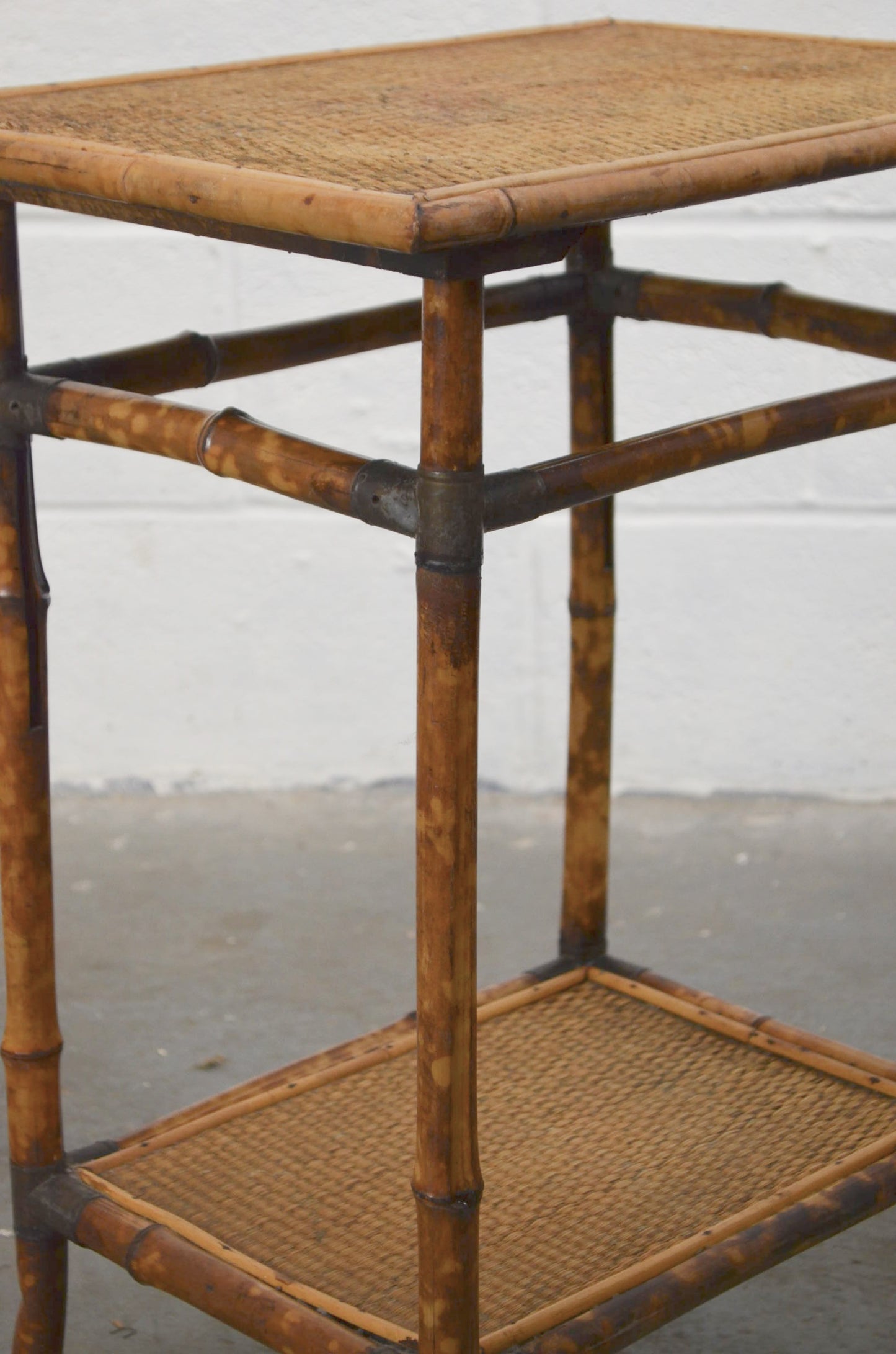 Antique Aesthetic Movement Bamboo Side Table
