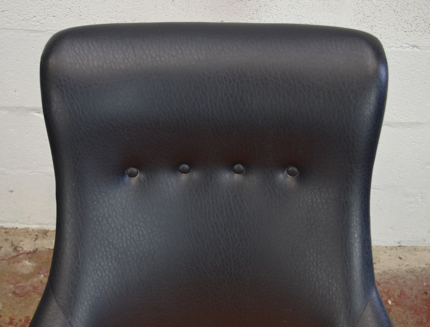 A Vintage Mid 20th Century Danish Swivel Lounge Armchair (pair available)