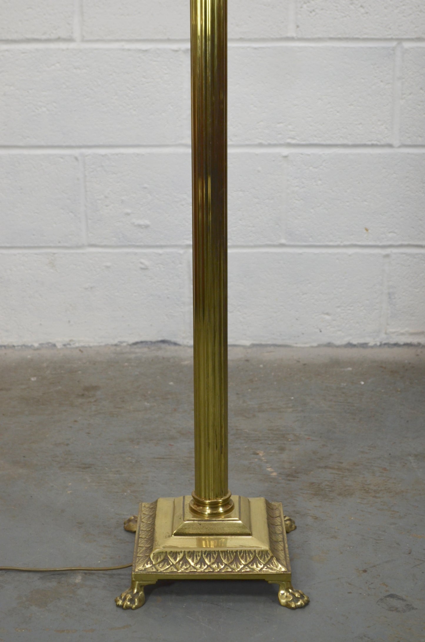Antique Style Brass Floor Lamp