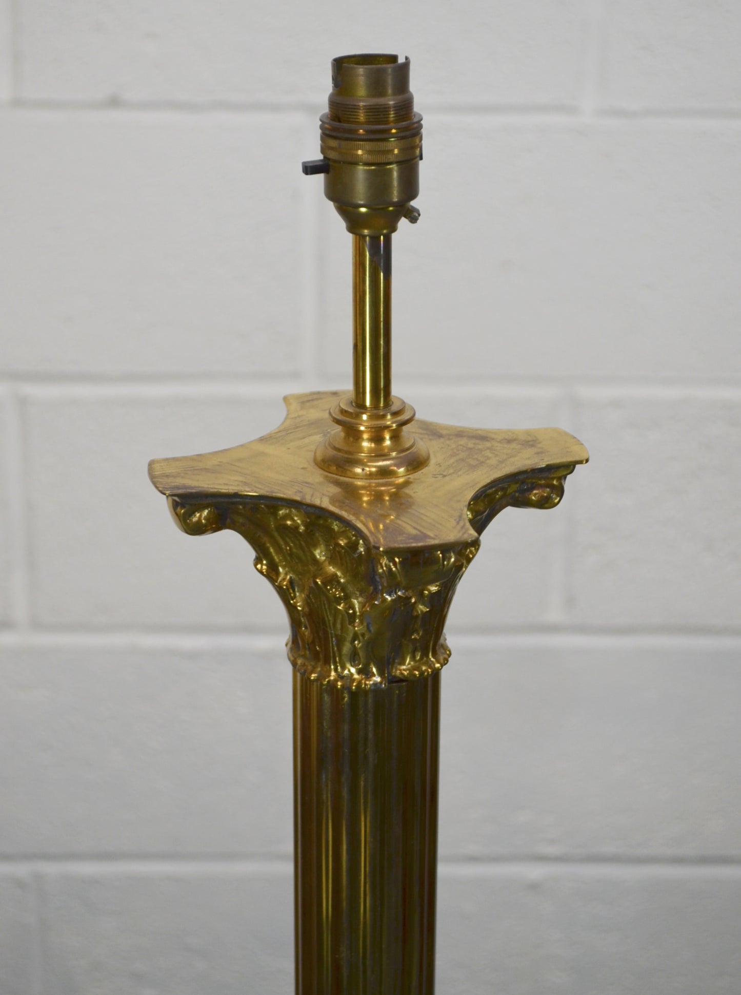 Antique Style Brass Floor Lamp