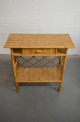 Vintage Bamboo Hall/Console Table