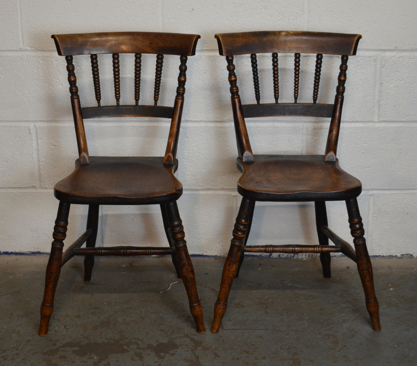 A Pair Of Antique Children's Chairs