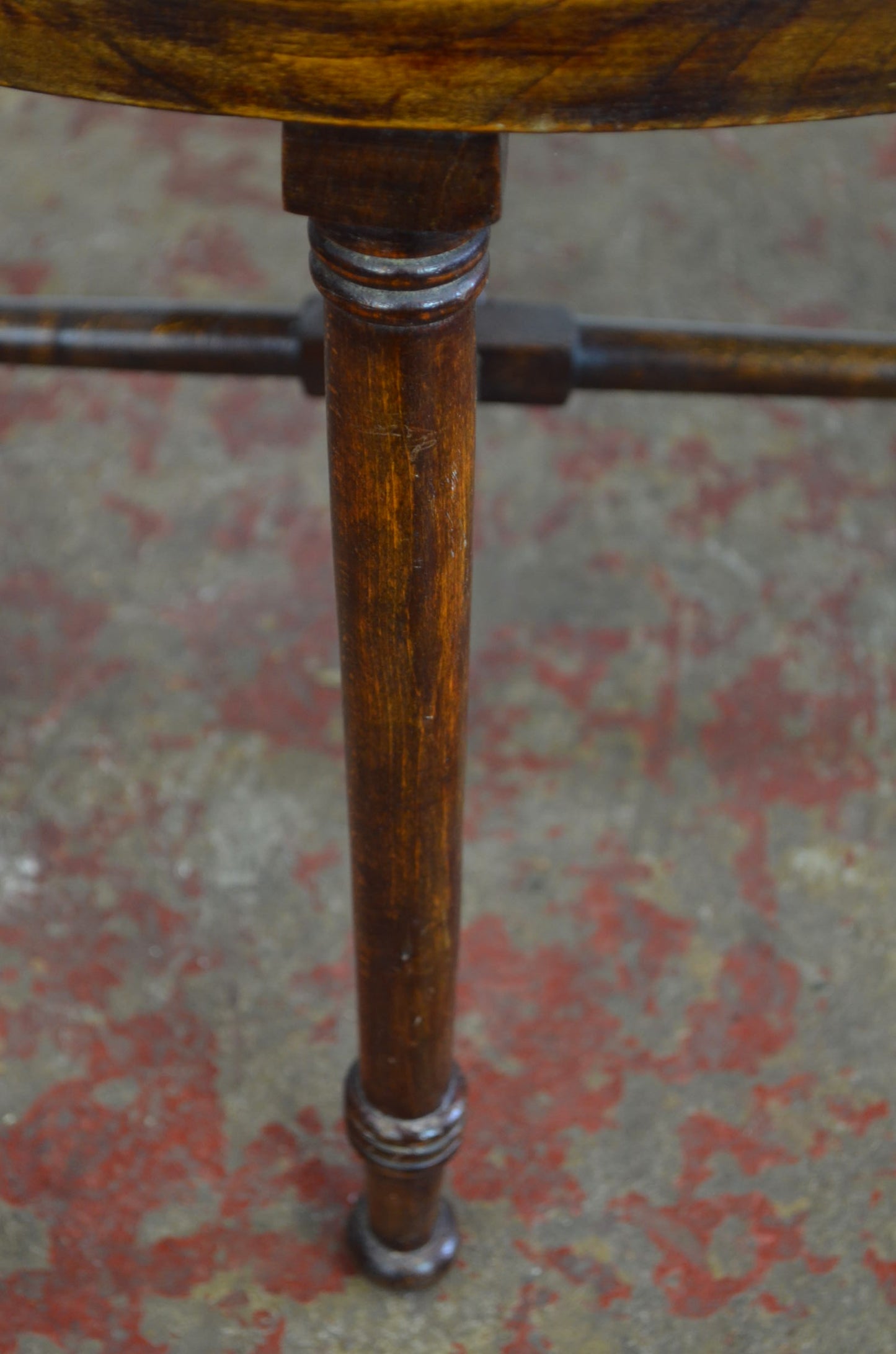 An Edwardian Bentwood Corner Chair