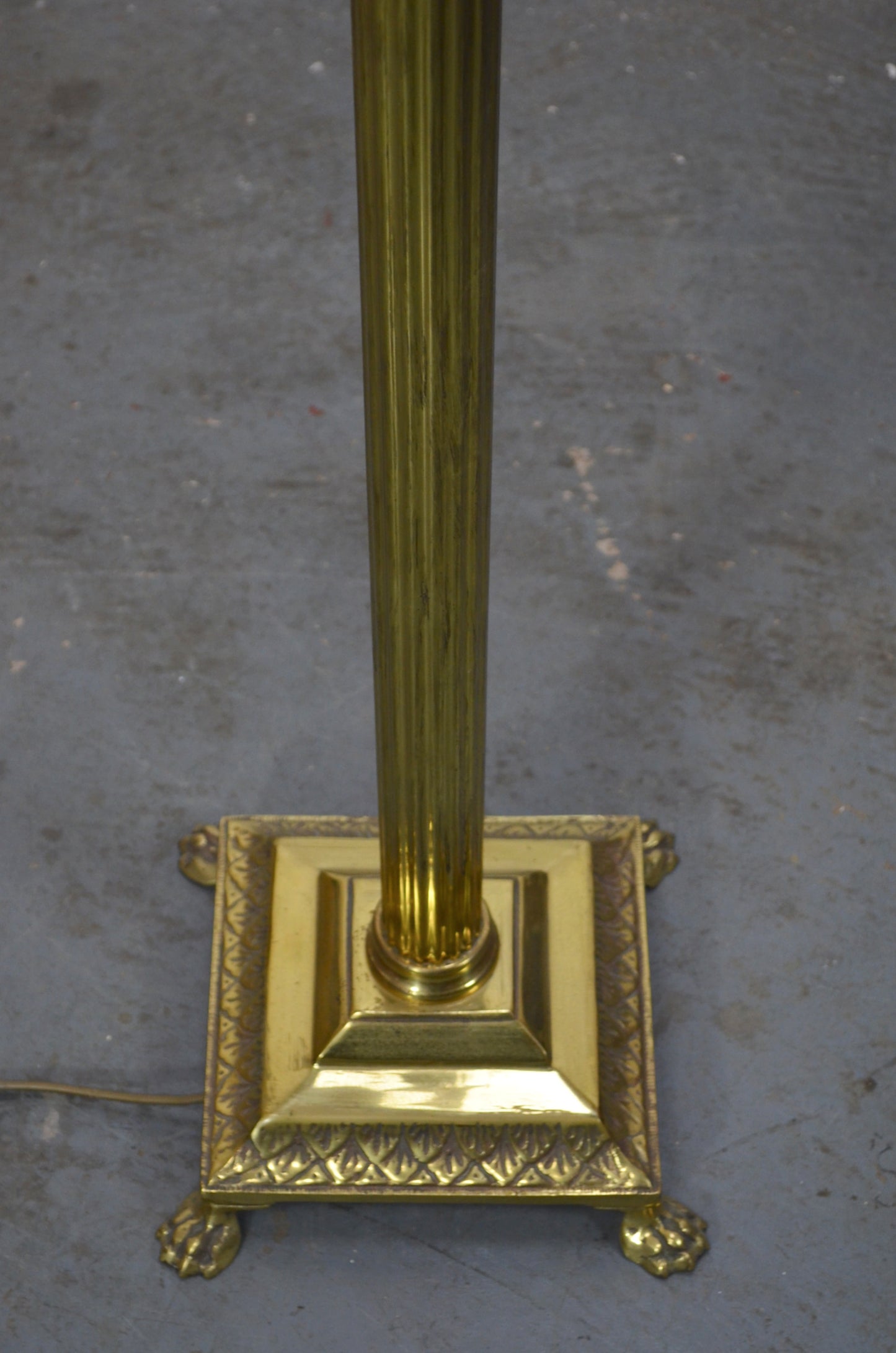 Antique Style Brass Floor Lamp