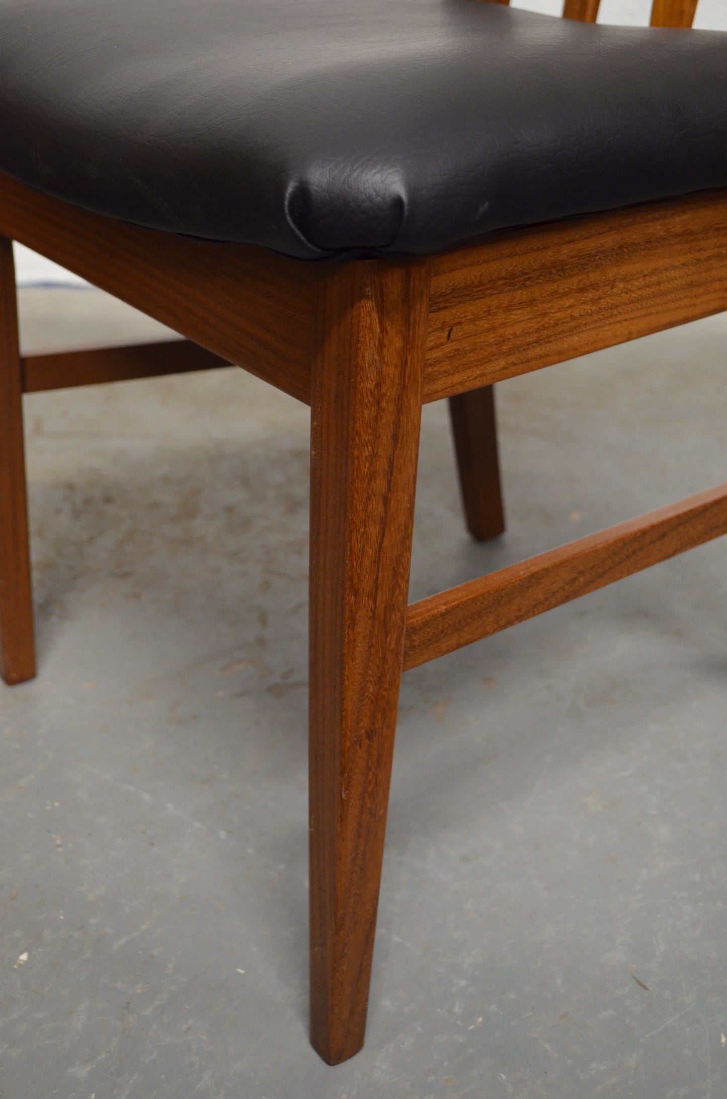 A Set Of Six Of Vintage Dining Chairs