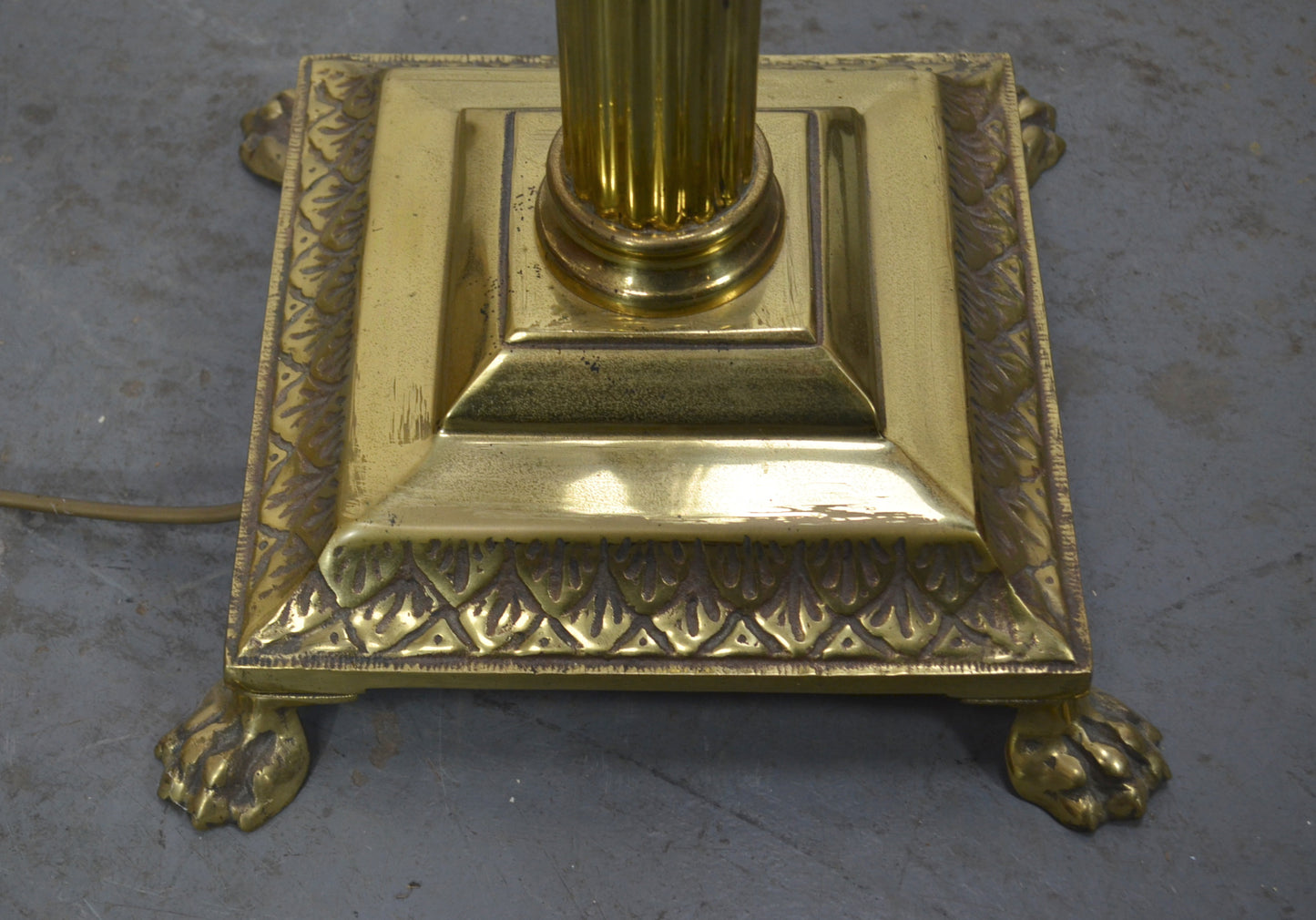 Antique Style Brass Floor Lamp