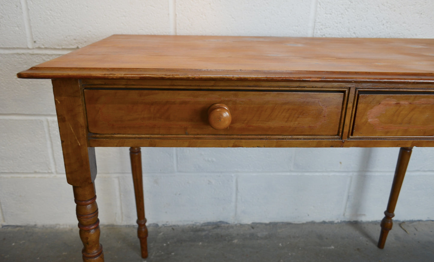 A Victorian Pine Table/Desk