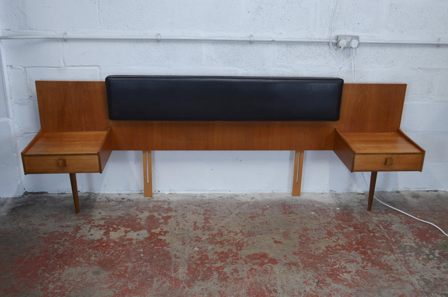 Mid Century G Plan Headboard/Bedsides By Kofod Larsen