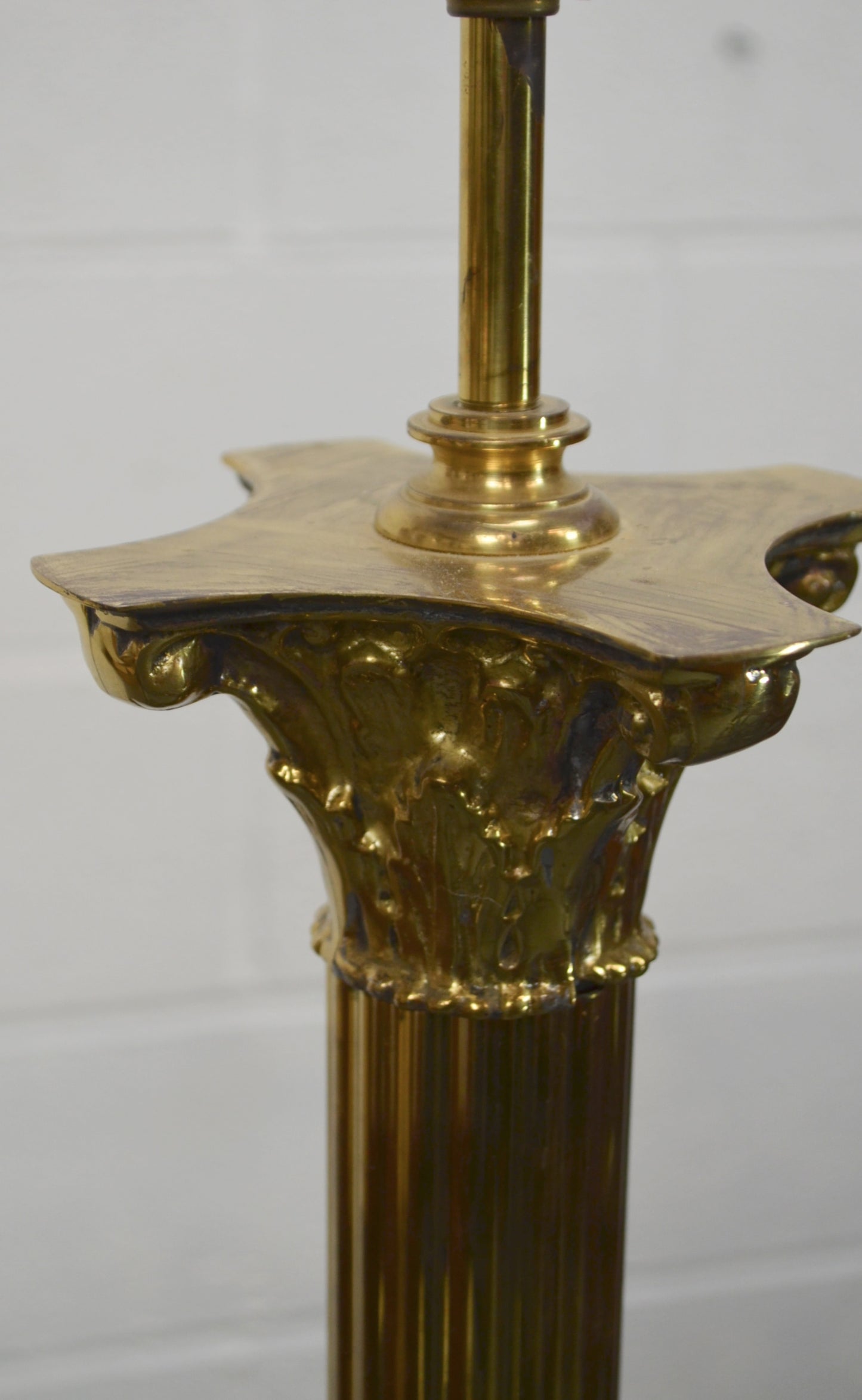 Antique Style Brass Floor Lamp