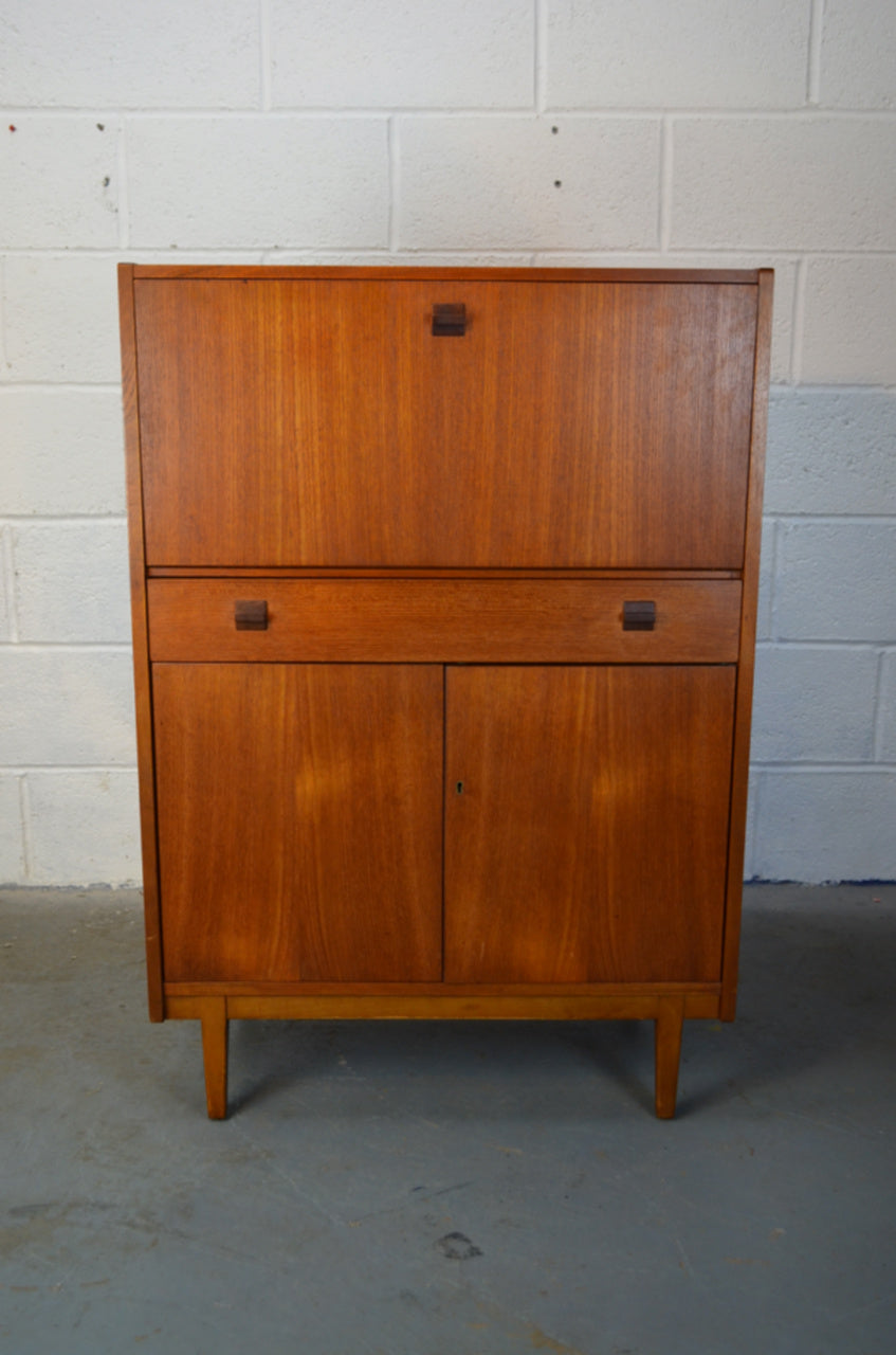 Vintage Teak Cocktail Cabinet by Nathan