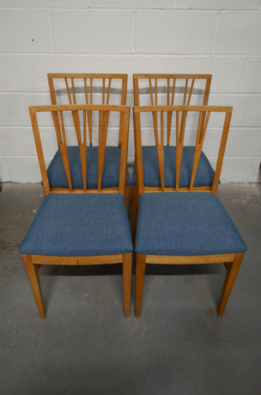 Set Of Four Vintage Vanson Dining Chairs