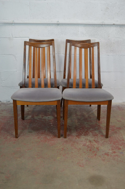 Set Of Four G-Plan Fresco Dining Table Chairs