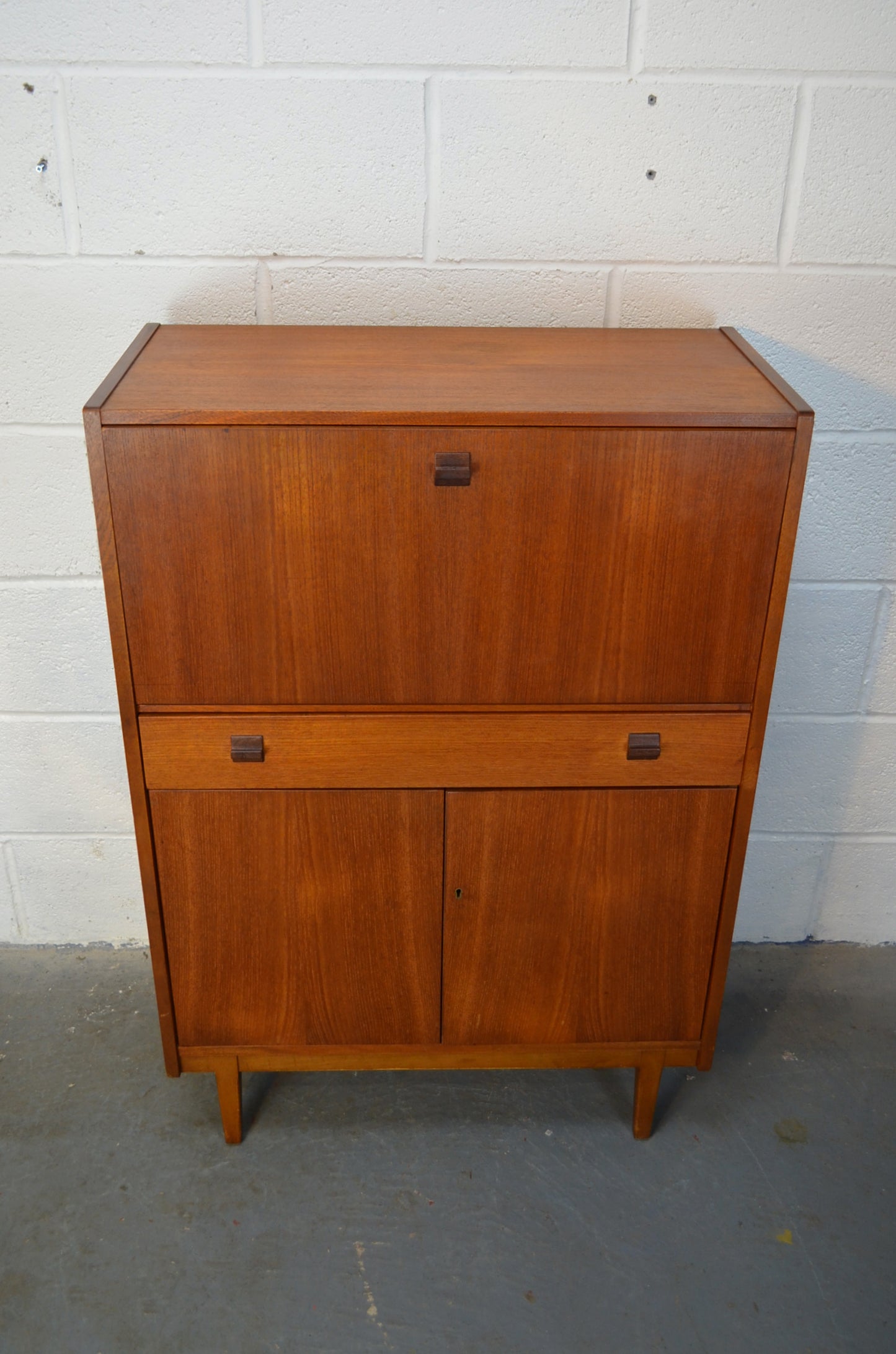 Vintage Teak Cocktail Cabinet by Nathan