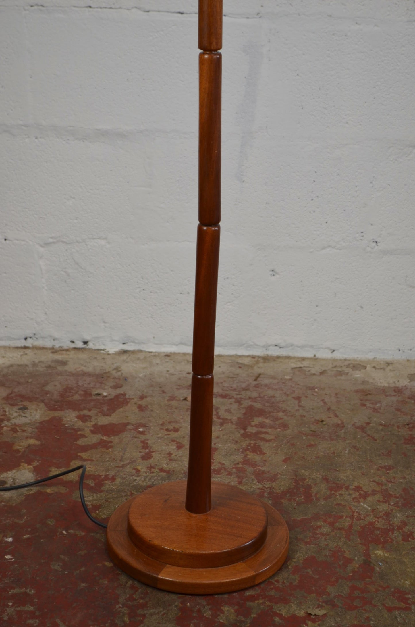 Mid Century Teak Arc Floor Lamp