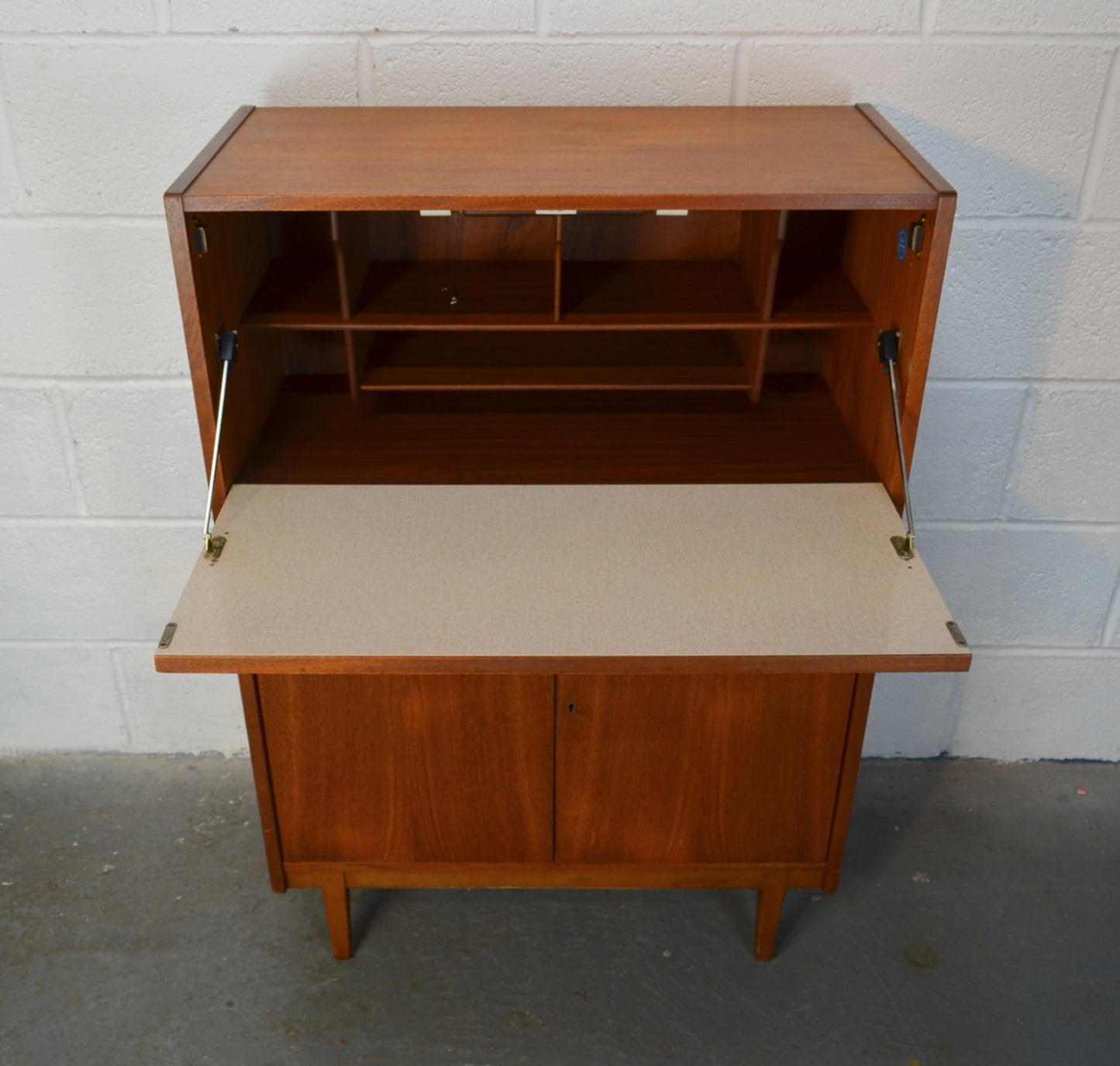 Vintage Teak Cocktail Cabinet by Nathan