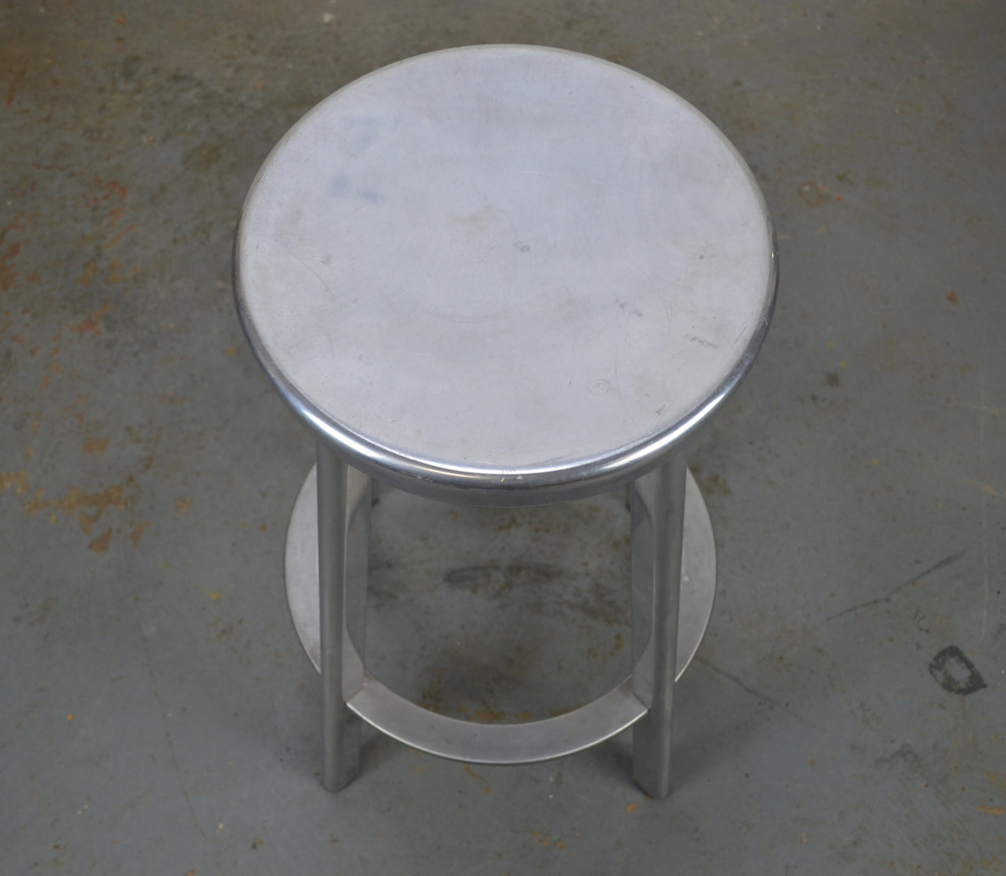 A Pair Of Vintage Aluminium Stools - Magis Deja-Vu