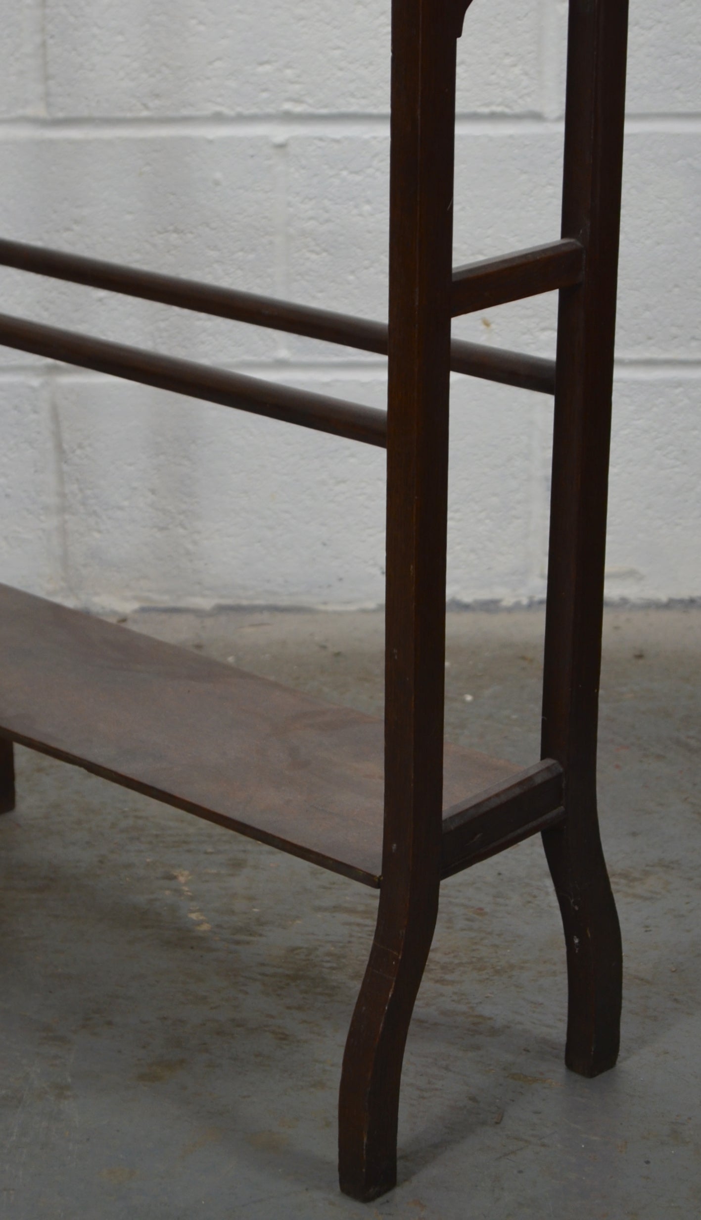 Antique Towel Rail - Mahogany