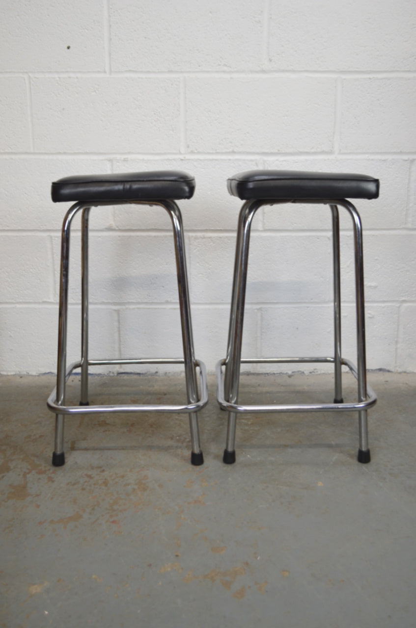 Retro Pair Of Stools