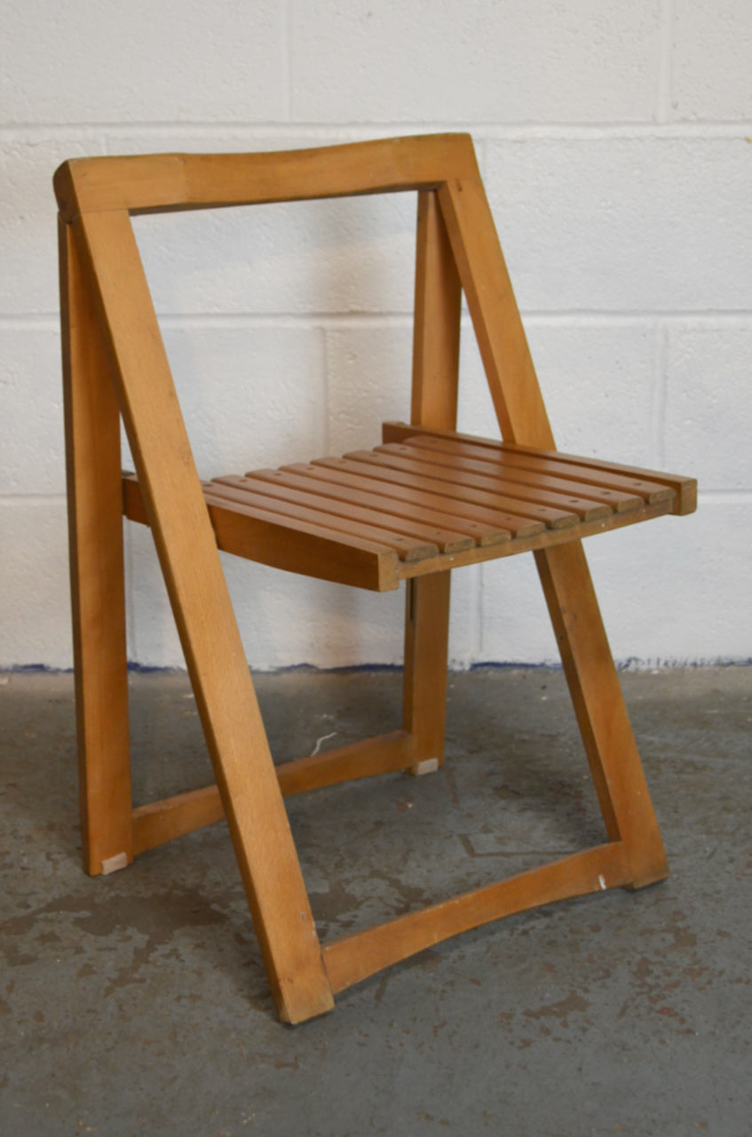 A Vintage Alberto Bazzani Folding Chair